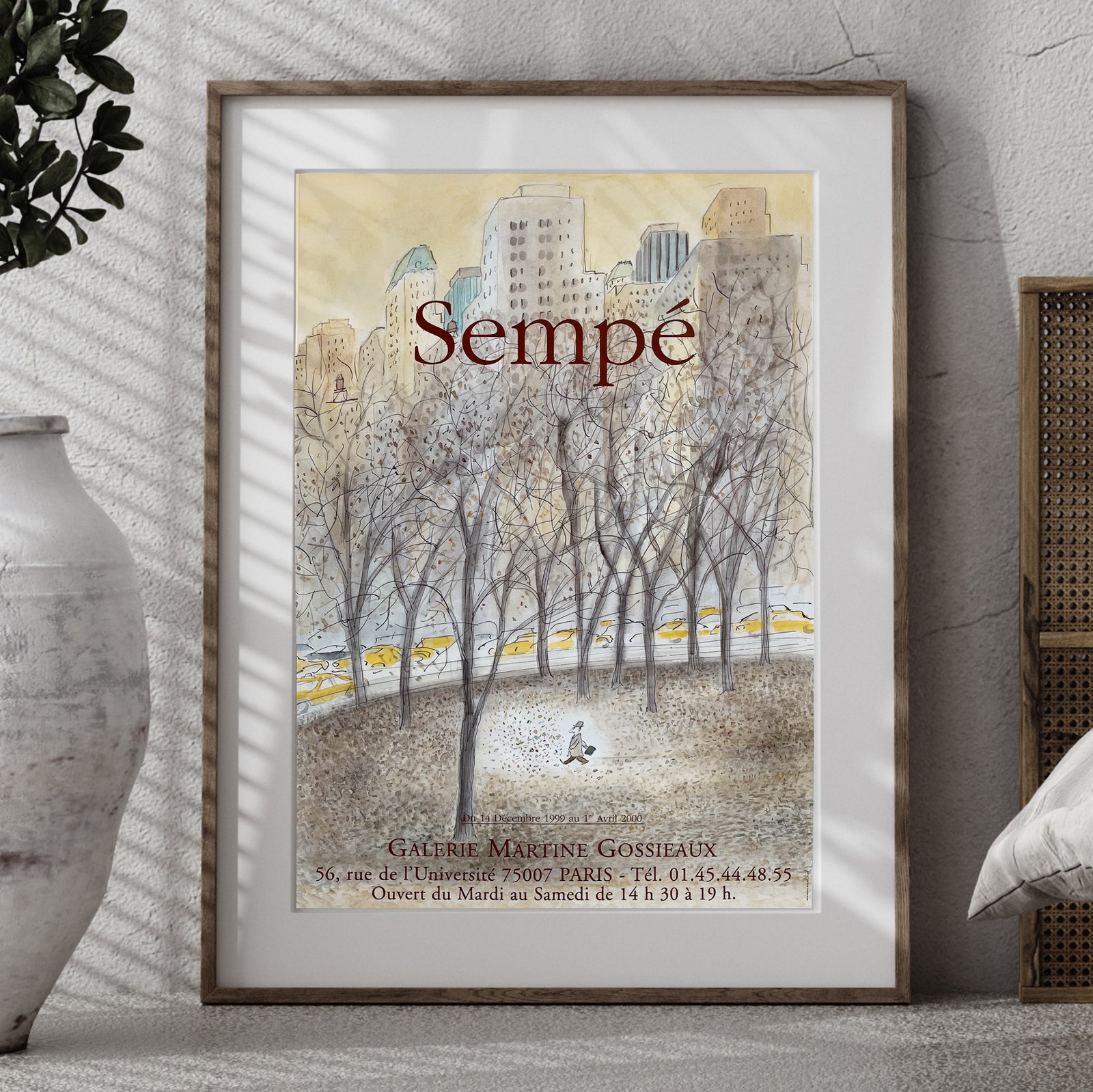 Jean-Jacques Sempe | Businessman | 1999 | Exhibition Poster | Wall